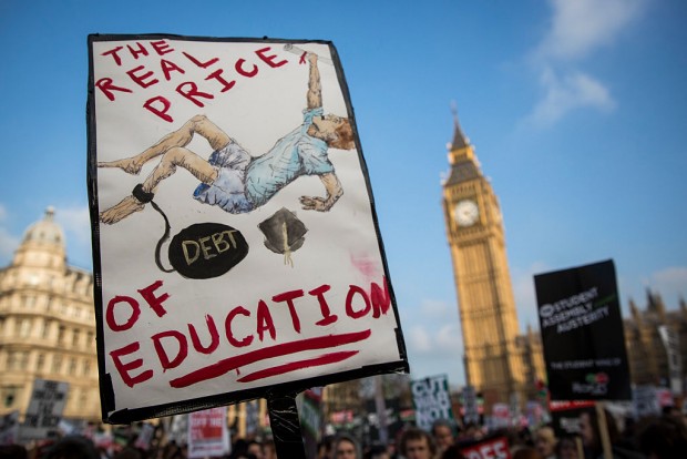 A National Day Of Protest Is Held As Students Demonstrate Over Tuition Fees