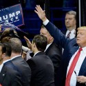 Donald Trump Holds Thank You Rally In Fayetteville, NC