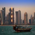 Doha, Qatar skyline.